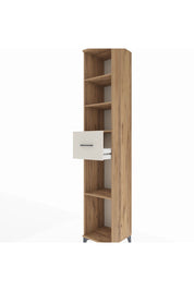 Hyperion Dolap 4 Raflı Tek Çekmeceli 44x44x243 Çam-Aytaşı