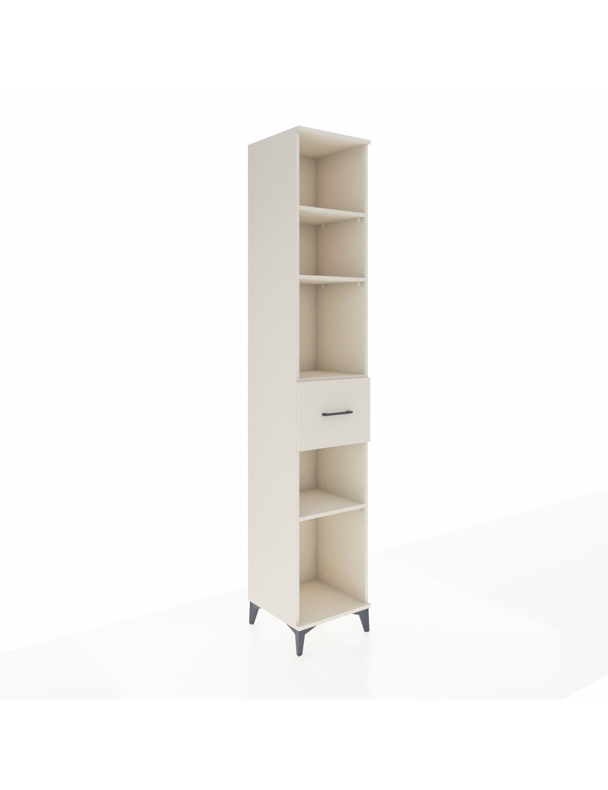 Hyperion Dolap 4 Raflı Tek Çekmeceli 44x44x243 Aytaşı-Aytaşı