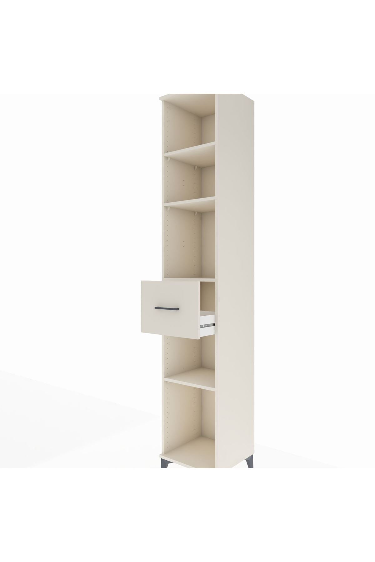 Hyperion Dolap 4 Raflı Tek Çekmeceli 44x44x243 Aytaşı-Aytaşı