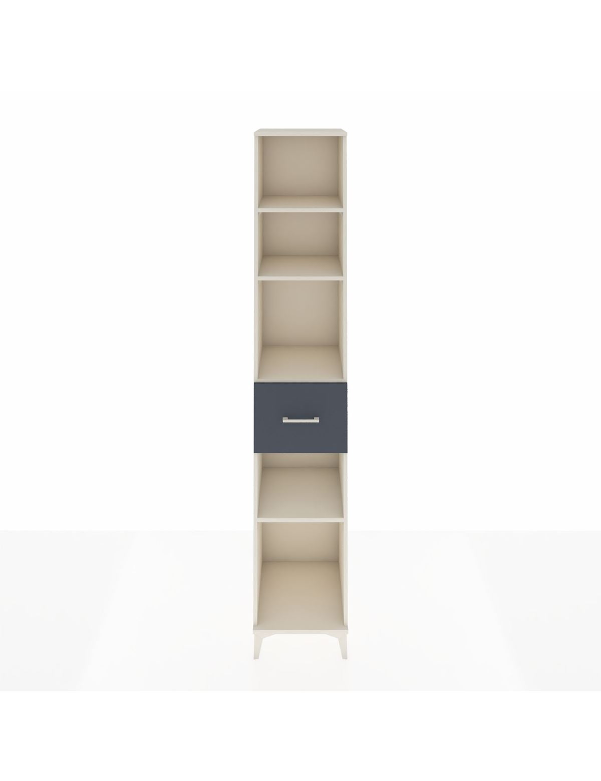 Hyperion Dolap 4 Raflı Tek Çekmeceli 44x44x243 Aytaşı-Antrasit