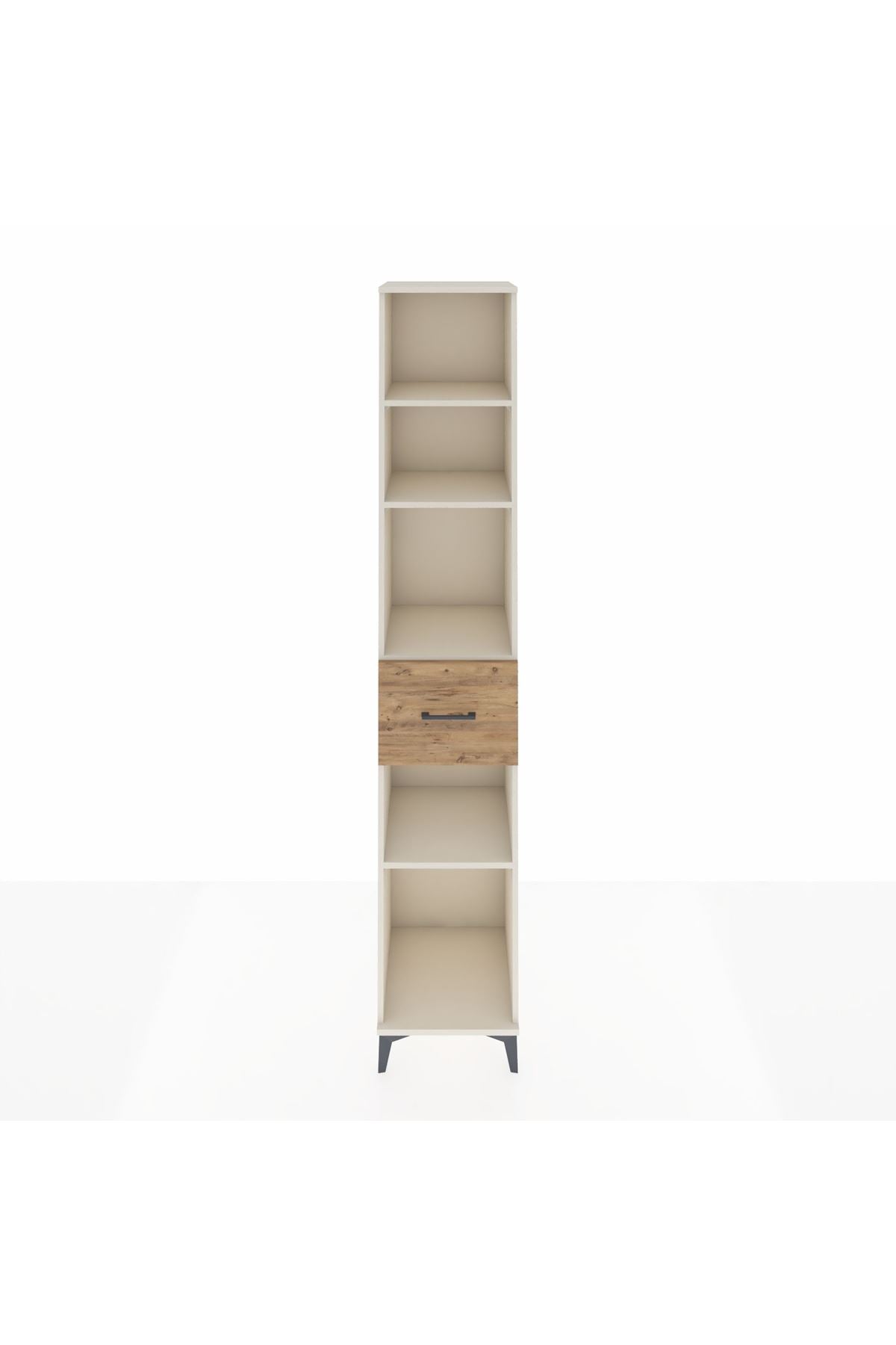 Hyperion Dolap 4 Raflı Tek Çekmeceli 44x44x243 Aytaşı-Çam