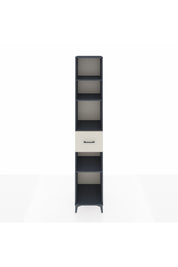 Hyperion Dolap 4 Raflı Tek Çekmeceli 44x44x243 Antrasit-Aytaşı