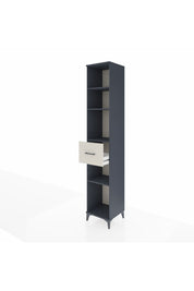 Hyperion Dolap 4 Raflı Tek Çekmeceli 44x44x243 Antrasit-Aytaşı