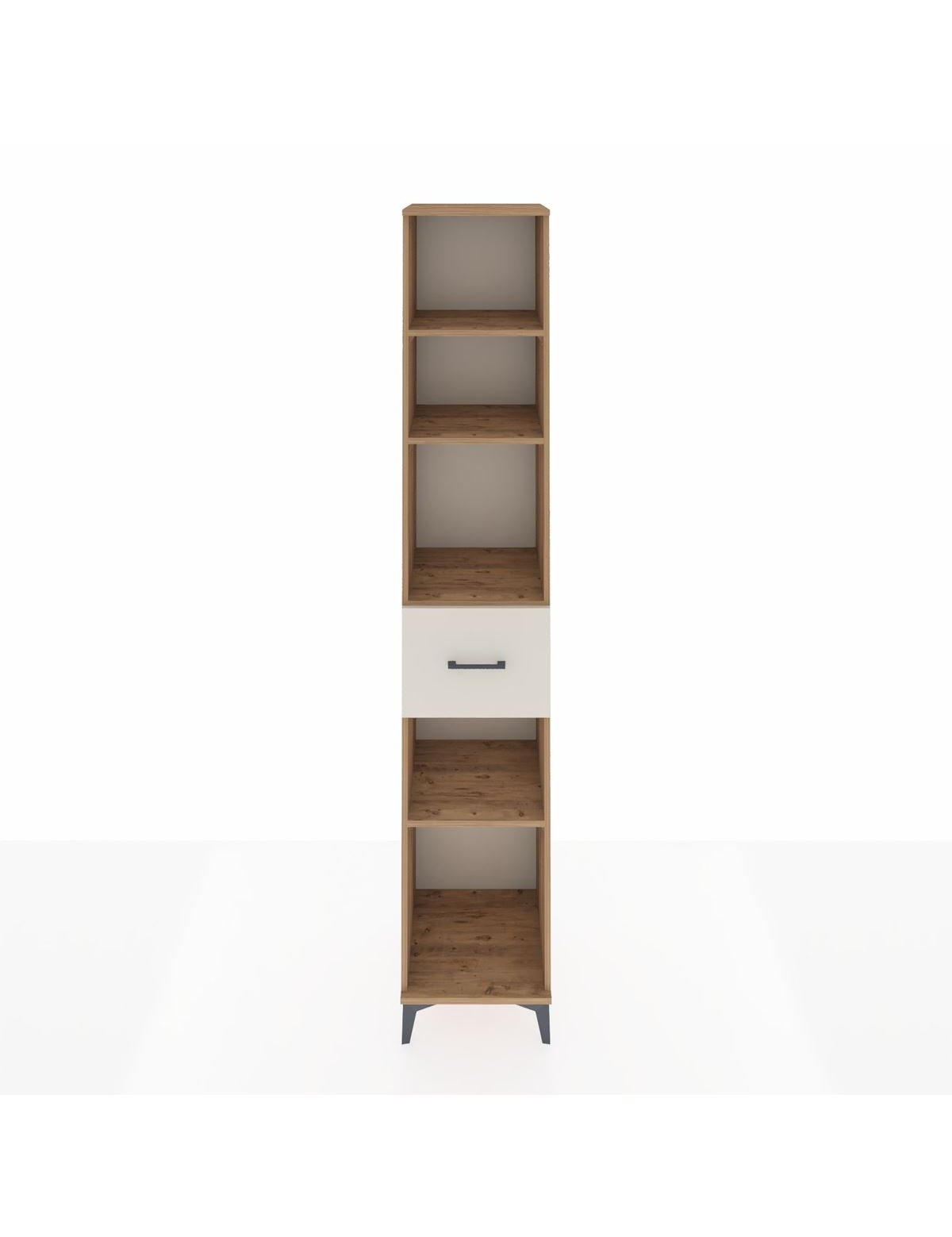 Hyperion Dolap 4 Raflı Tek Çekmeceli 44x44x243 Çam-Aytaşı