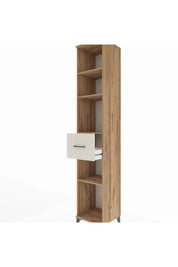 Hyperion Dolap 4 Raflı Tek Çekmeceli 44x44x243 Çam-Aytaşı