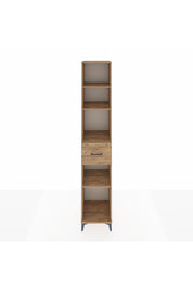 Hyperion Dolap 4 Raflı Tek Çekmeceli 44x44x243 Çam-Çam