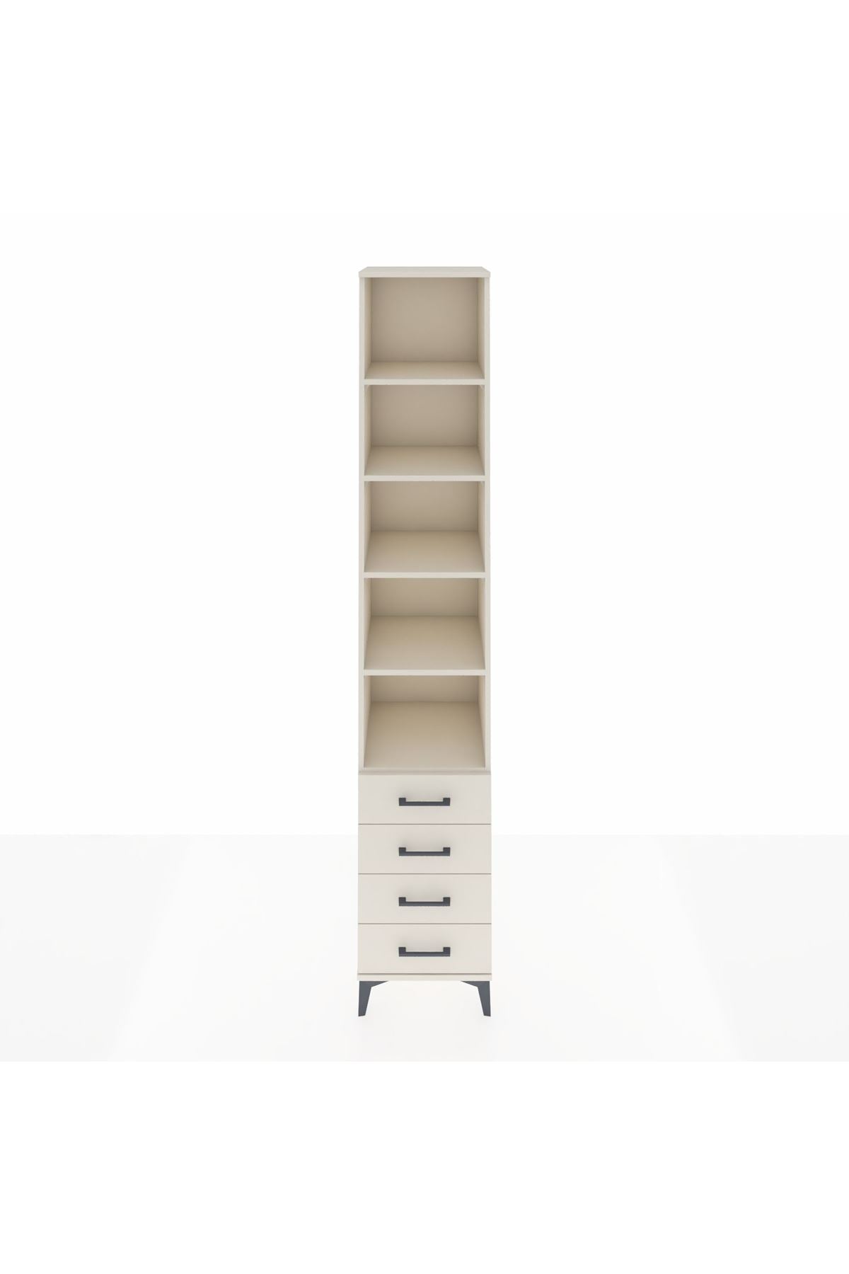 Hyperion Dolap 5 Raflı 4 Çekmeceli 44x44x243 Aytaşı-Aytaşı