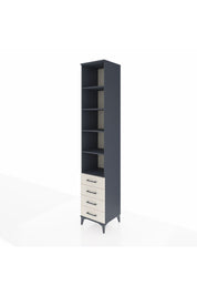 Hyperion Dolap 5 Raflı 4 Çekmeceli 44x44x243 Antrasit-Aytaşı