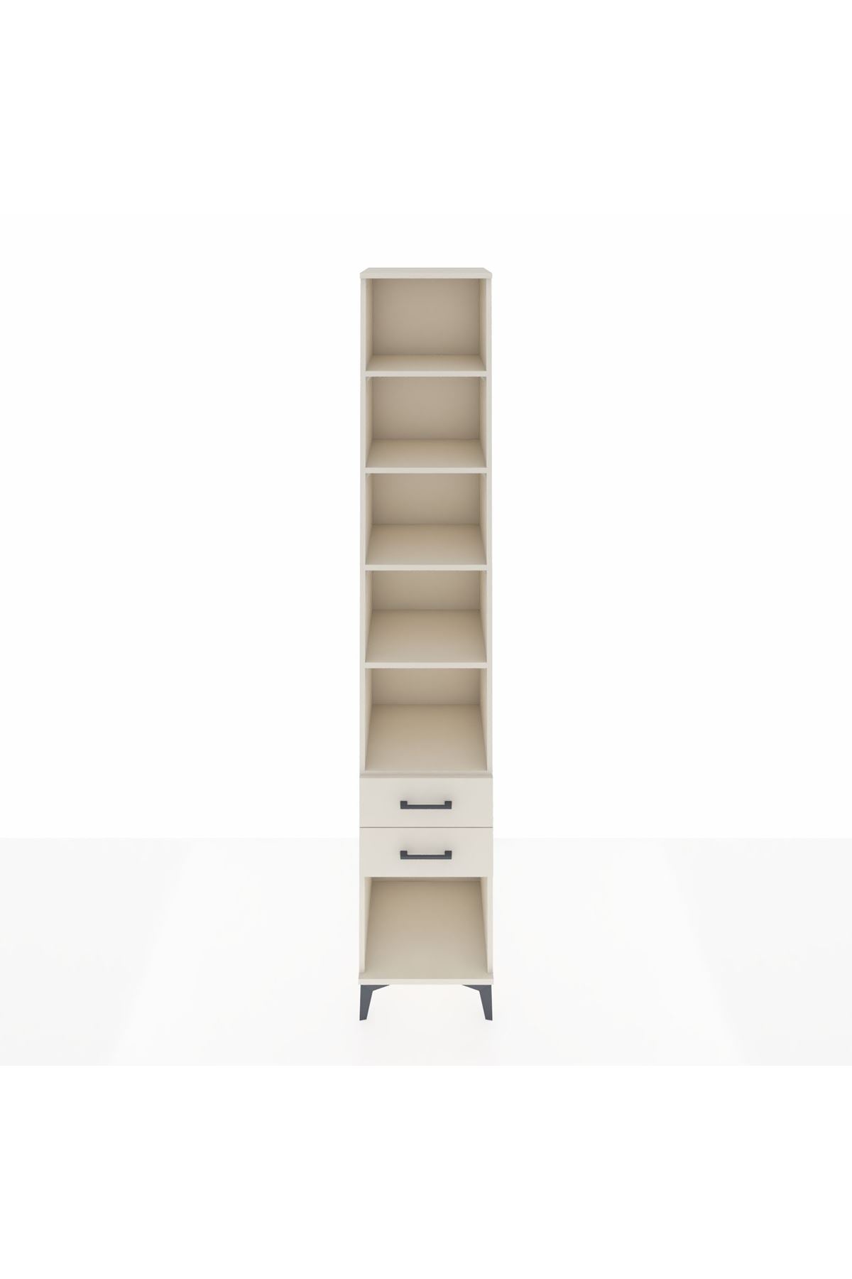 Hyperion Dolap 5 Raflı 2 Çekmeceli 44x44x243 Aytaşı-Aytaşı