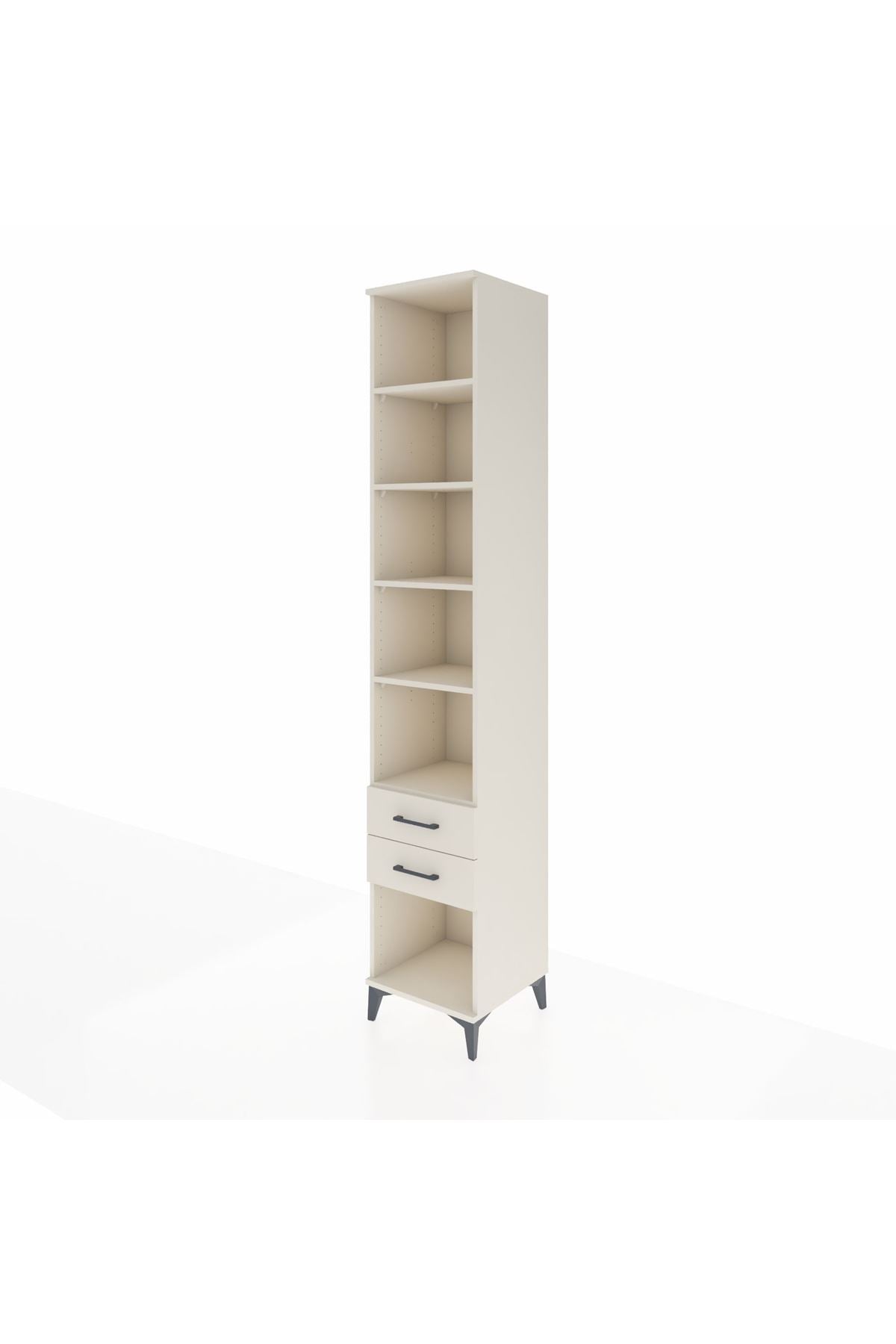 Hyperion Dolap 5 Raflı 2 Çekmeceli 44x44x243 Aytaşı-Aytaşı