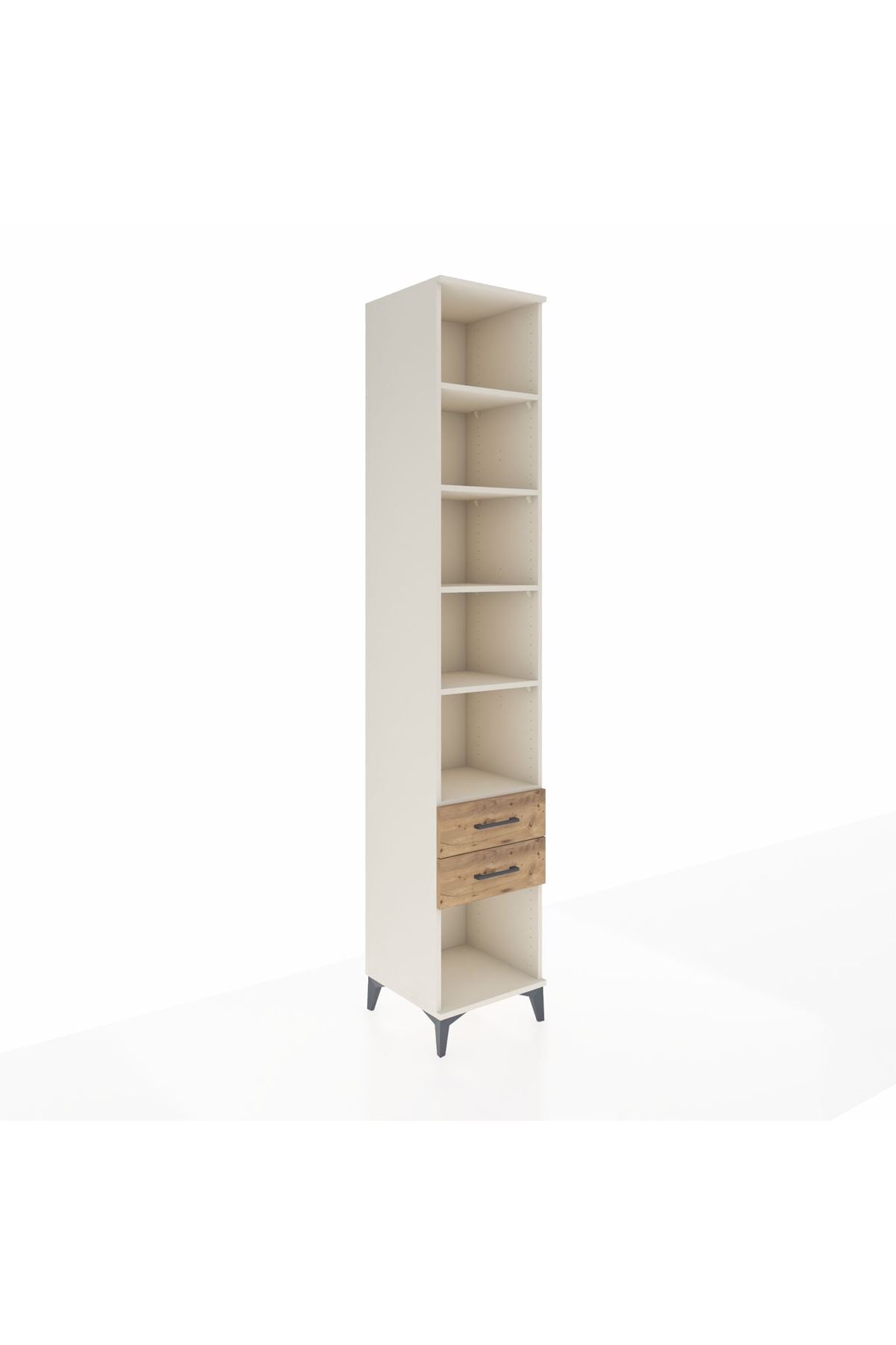 Hyperion Dolap 5 Raflı 2 Çekmeceli 44x44x243 Aytaşı-Çam