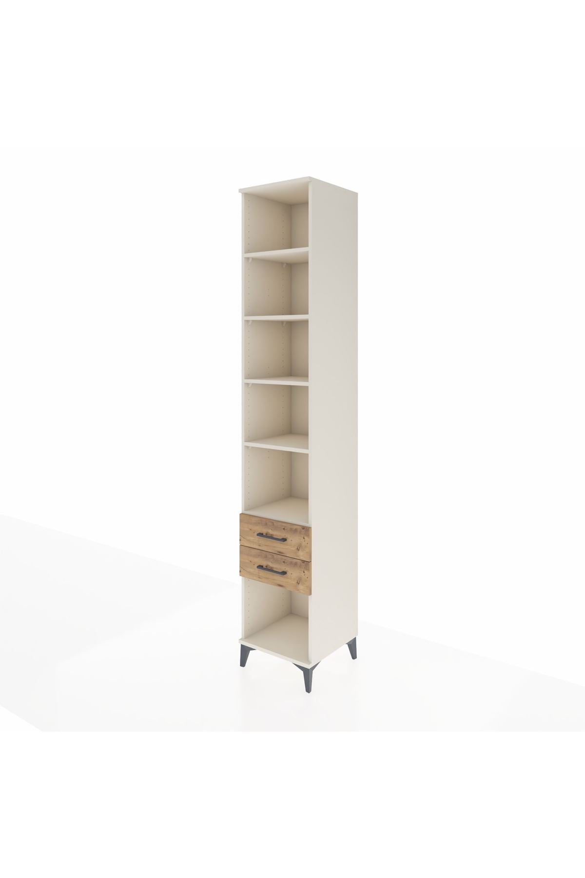 Hyperion Dolap 5 Raflı 2 Çekmeceli 44x44x243 Aytaşı-Çam