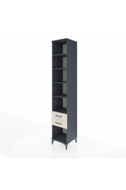 Hyperion Dolap 5 Raflı 2 Çekmeceli 44x44x243 Antrasit-Aytaşı