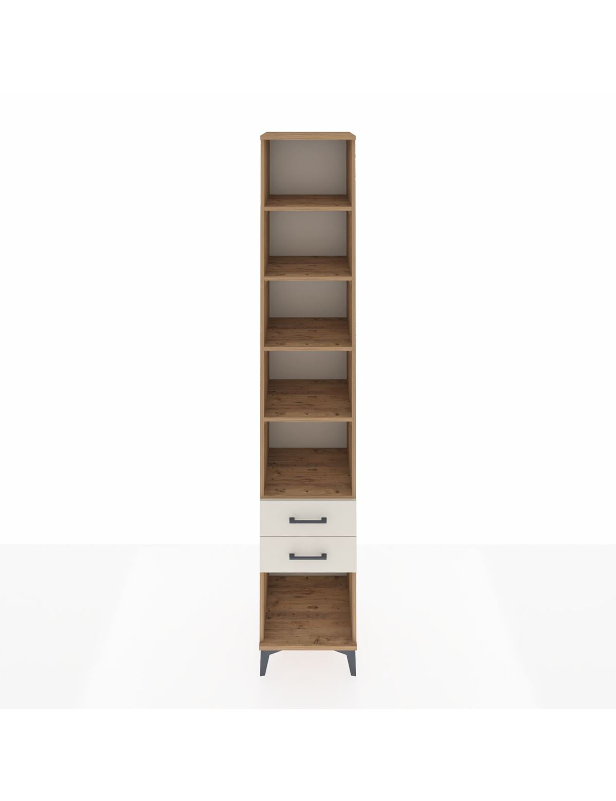 Hyperion Dolap 5 Raflı 2 Çekmeceli 44x44x243 Çam-Aytaşı