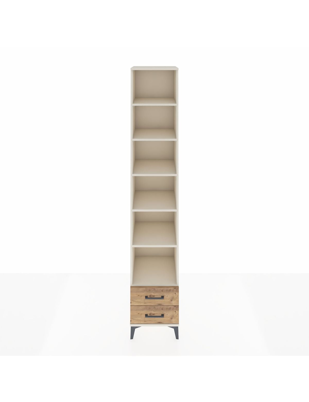 Hyperion Dolap 6 Raflı 2 Çekmeceli 44x44x243 Aytaşı-Çam