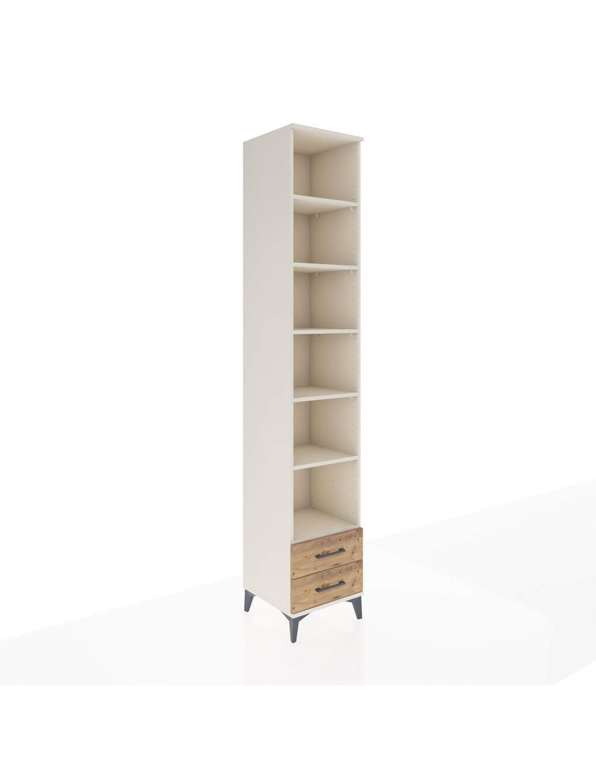 Hyperion Dolap 6 Raflı 2 Çekmeceli 44x44x243 Aytaşı-Çam