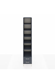 Hyperion Dolap 6 Raflı 2 Çekmeceli 44x44x243 Antrasit-Antrasit