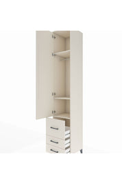 Hyperion Dolap 3 Raflı 3 Çekmeceli Tek Askılı 44x44x243 Aytaşı-Aytaşı