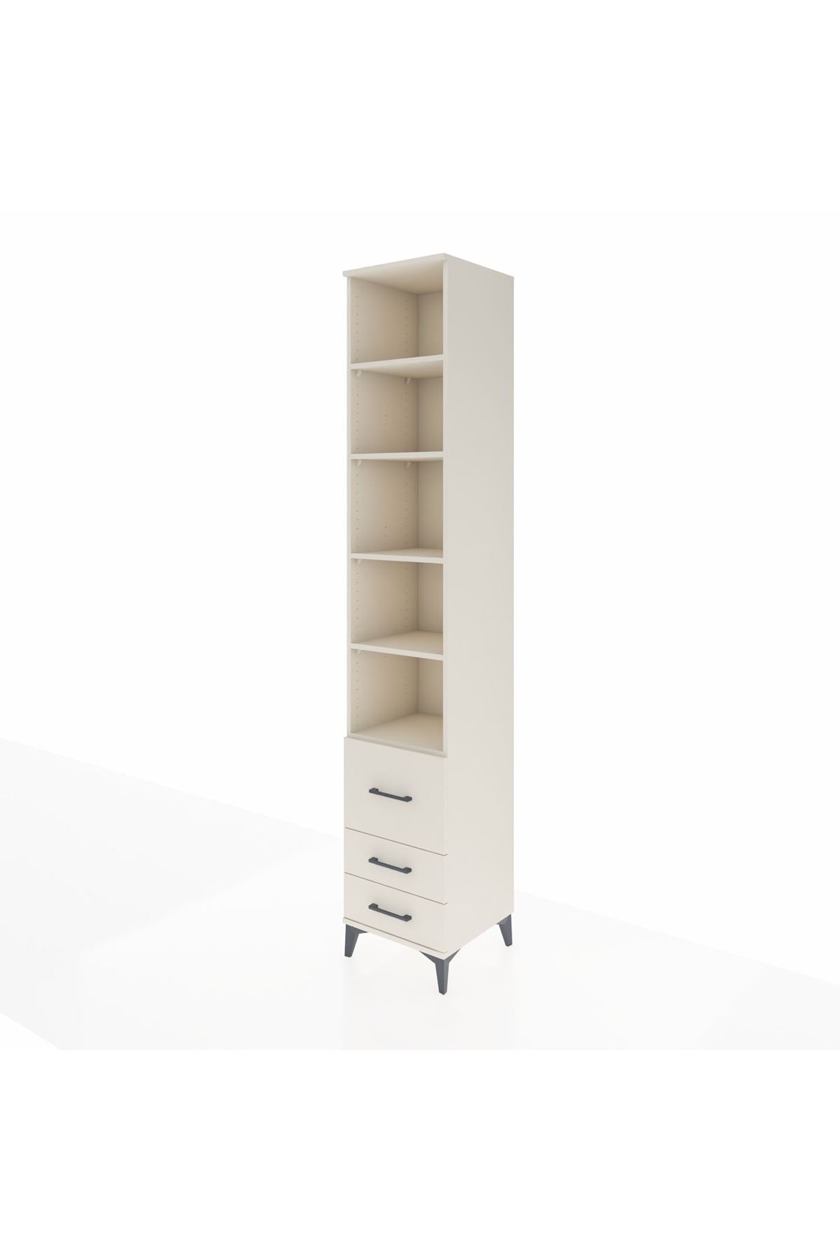 Hyperion Dolap 5 Raflı 3 Çekmeceli 44x44x243 Aytaşı-Aytaşı