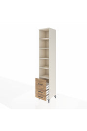 Hyperion Dolap 5 Raflı 3 Çekmeceli 44x44x243 Aytaşı-Çam