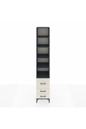 Hyperion Dolap 5 Raflı 3 Çekmeceli 44x44x243 Antrasit-Aytaşı