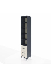 Hyperion Dolap 5 Raflı 3 Çekmeceli 44x44x243 Antrasit-Aytaşı