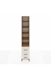 Hyperion Dolap 5 Raflı 3 Çekmeceli 44x44x243 Çam-Aytaşı