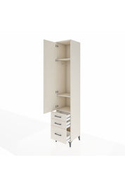 Hyperion Dolap 3 Raflı 3 Çekmeceli Tek Askılı 44x44x243 Aytaşı-Aytaşı