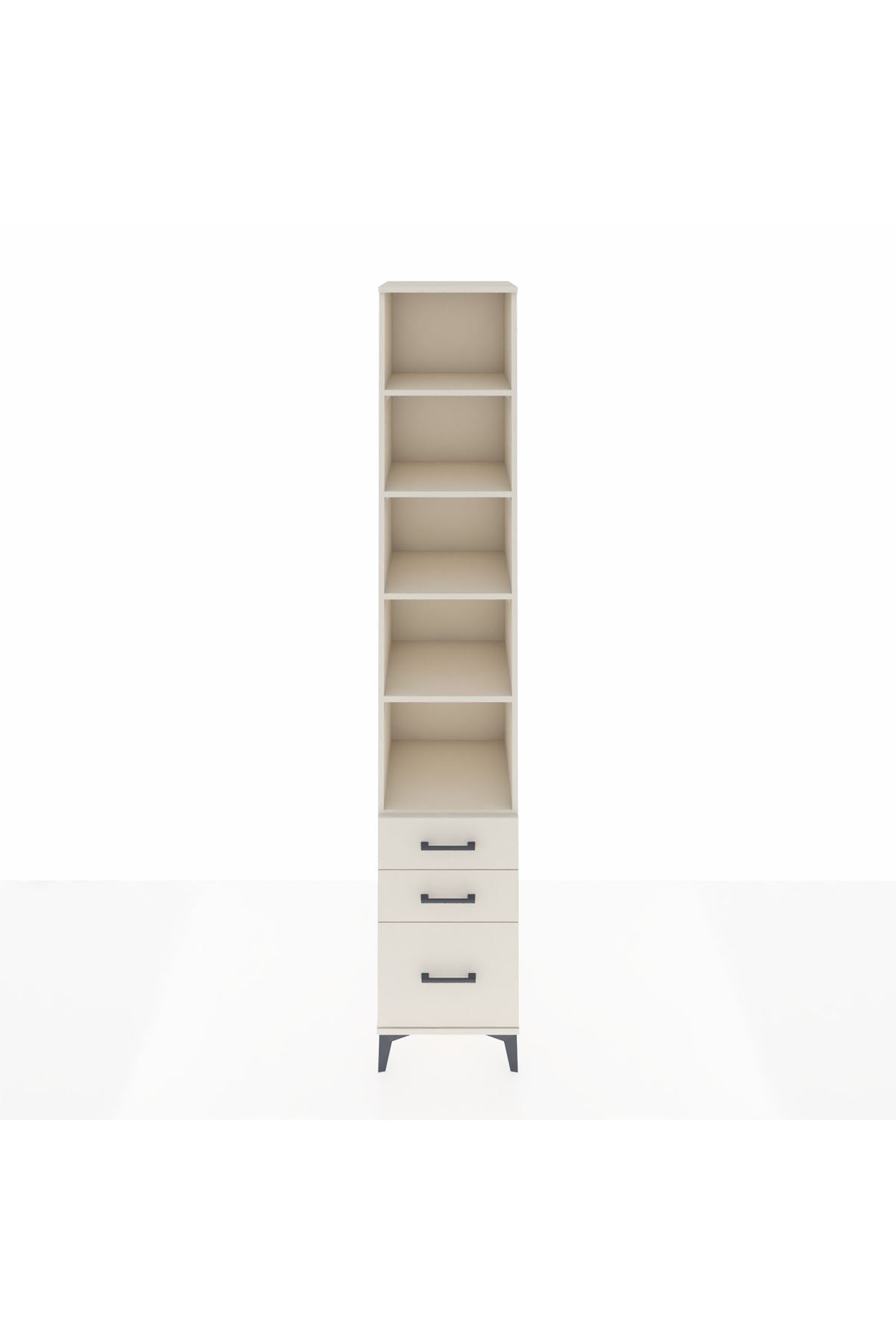 Hyperion Dolap 5 Raflı 3 Çekmeceli 44x44x243 Aytaşı-Aytaşı