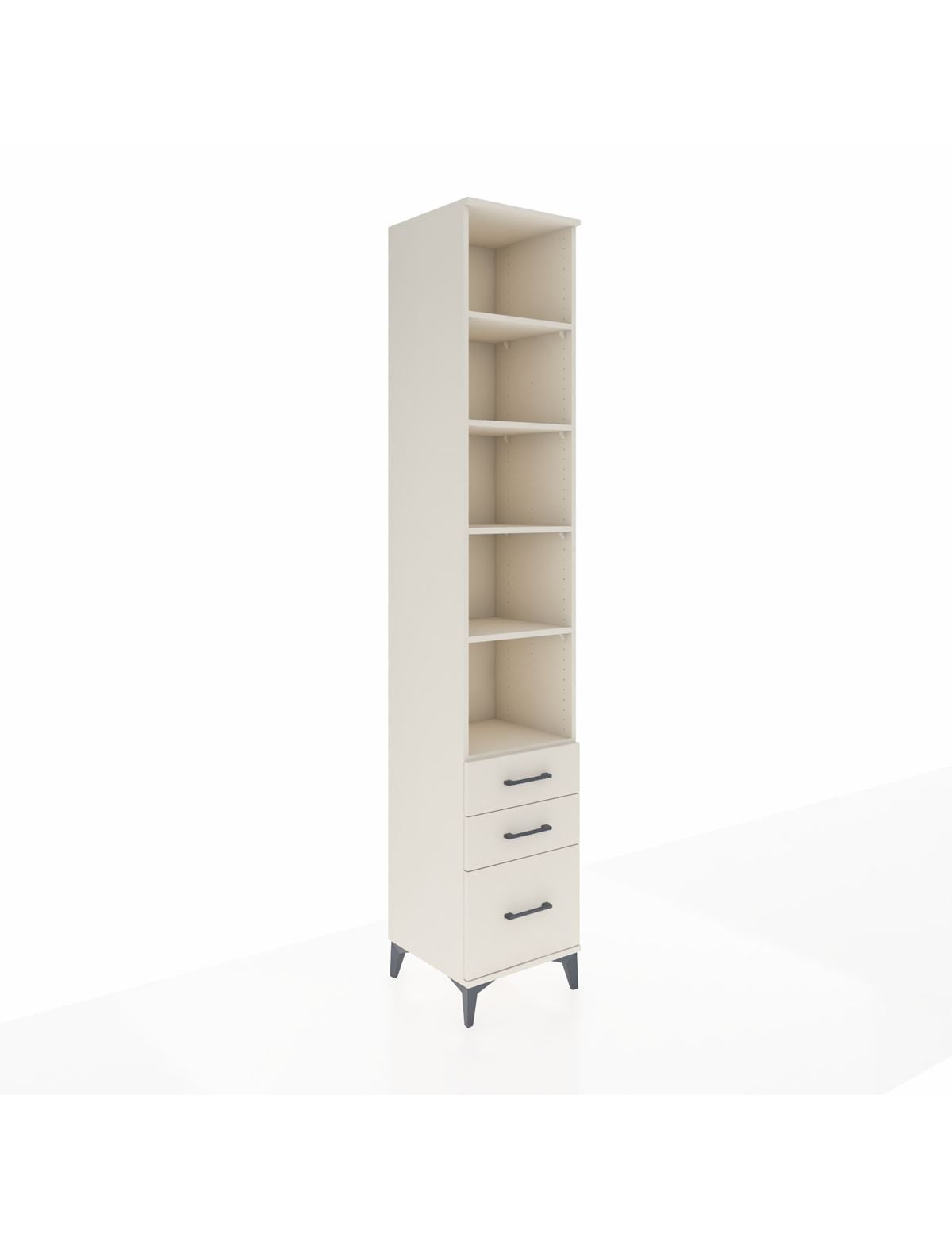 Hyperion Dolap 5 Raflı 3 Çekmeceli 44x44x243 Aytaşı-Aytaşı