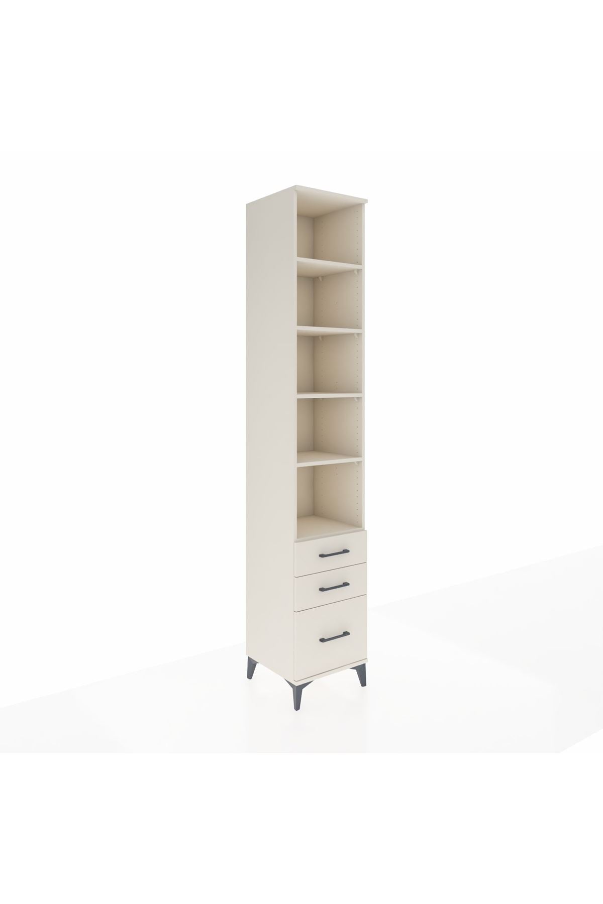 Hyperion Dolap 5 Raflı 3 Çekmeceli 44x44x243 Aytaşı-Aytaşı