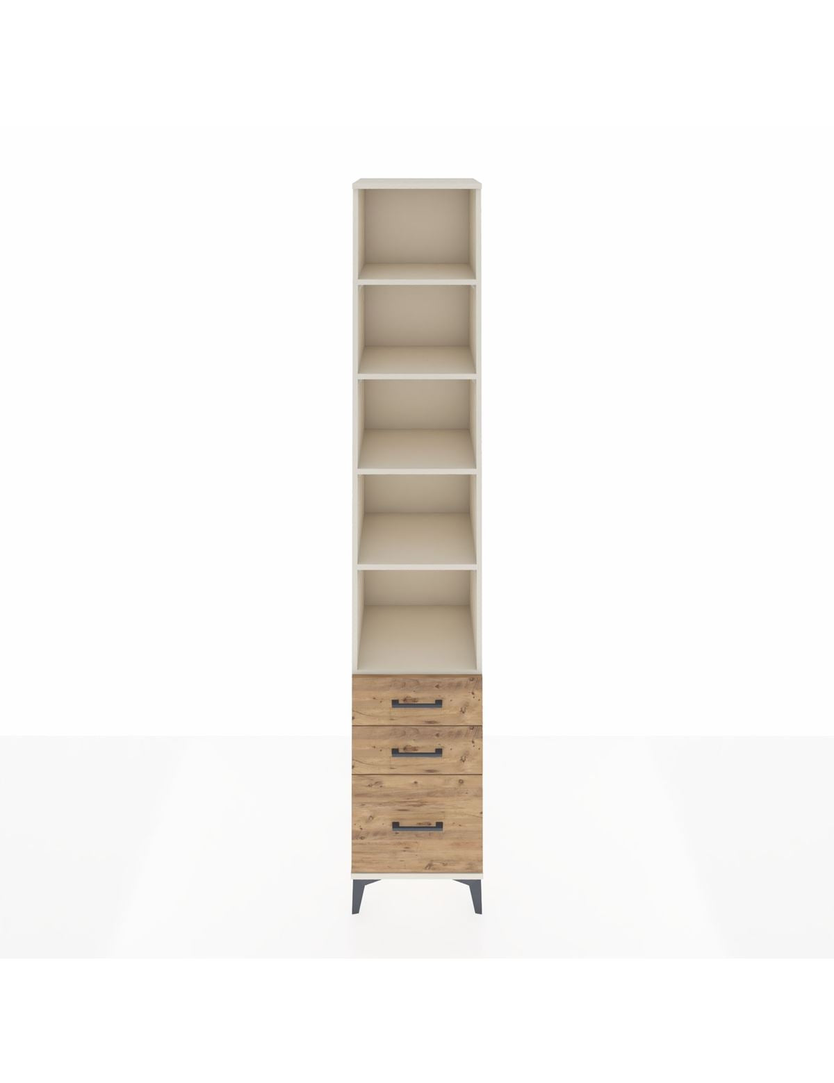 Hyperion Dolap 5 Raflı 3 Çekmeceli 44x44x243 Aytaşı-Çam