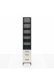 Hyperion Dolap 5 Raflı 3 Çekmeceli 44x44x243 Antrasit-Aytaşı