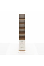 Hyperion Dolap 5 Raflı 3 Çekmeceli 44x44x243 Çam-Aytaşı