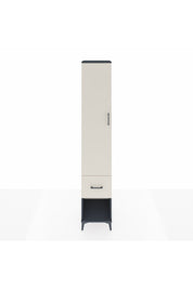 Hyperion Dolap 3 Raflı Tek Çekmeceli Tek Askılı 44x44x243 Antrasit-Aytaşı