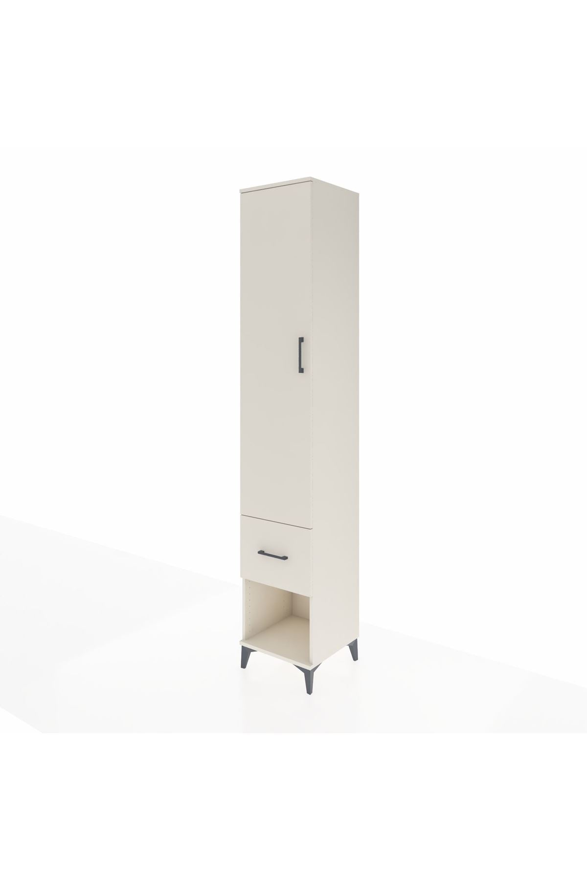 Hyperion Dolap 5 Raflı Tek Çekmeceli Tek Kapaklı 44x44x243 Aytaşı-Aytaşı