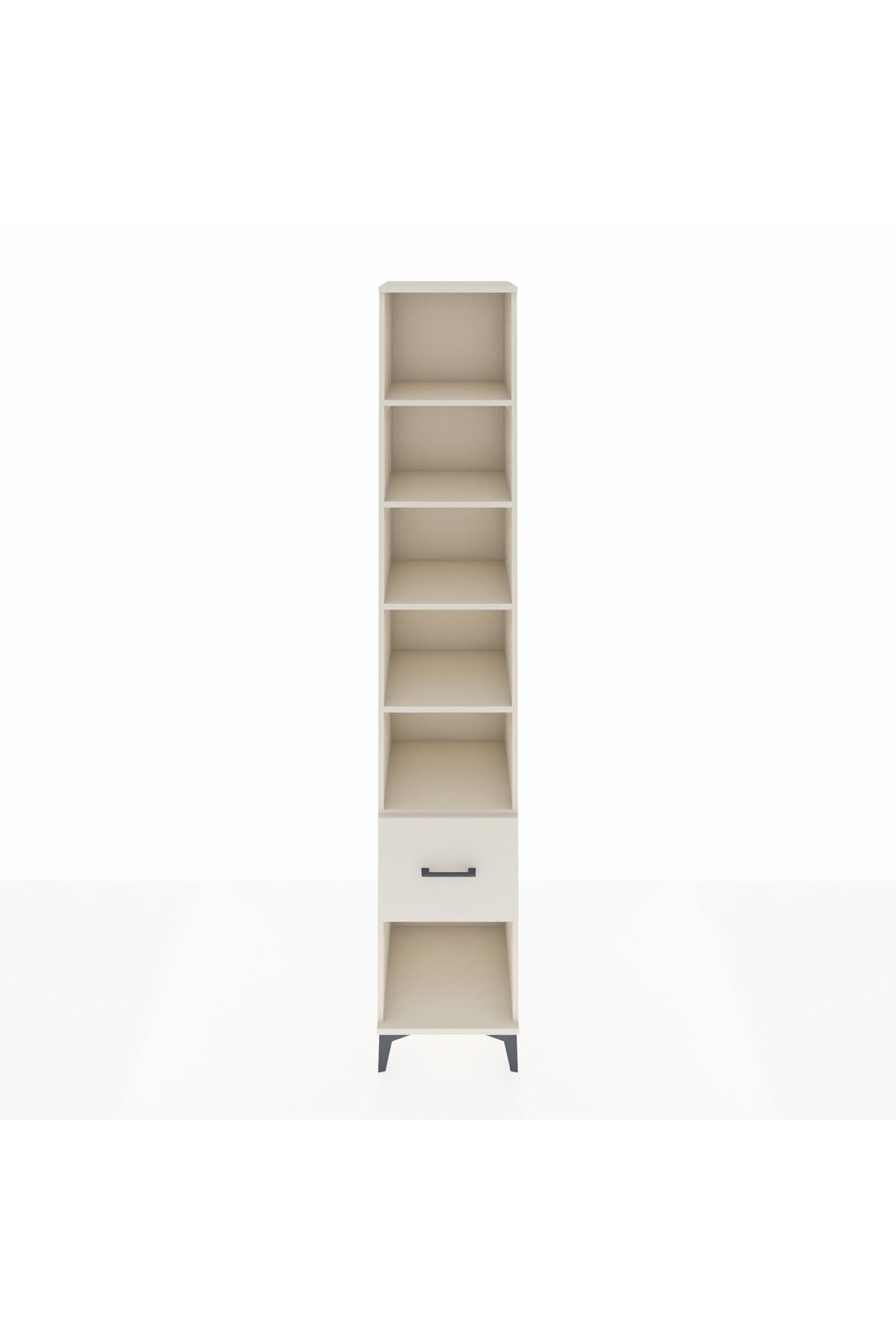 Hyperion Dolap 5 Raflı Tek Çekmeceli 44x44x243 Aytaşı-Aytaşı