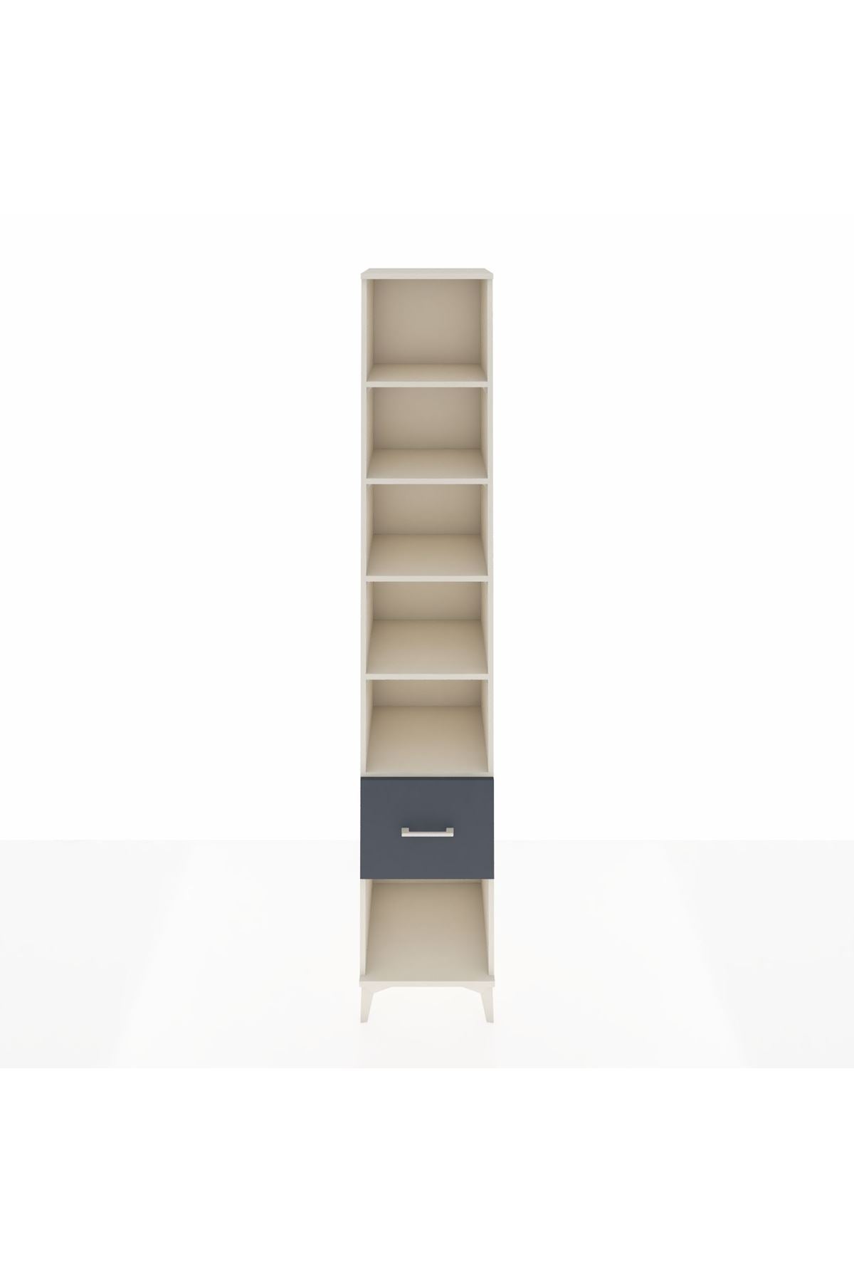 Hyperion Dolap 5 Raflı Tek Çekmeceli 44x44x243 Aytaşı-Antrasit