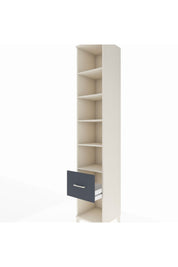 Hyperion Dolap 5 Raflı Tek Çekmeceli 44x44x243 Aytaşı-Antrasit