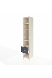 Hyperion Dolap 5 Raflı Tek Çekmeceli 44x44x243 Aytaşı-Antrasit