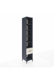 Hyperion Dolap 5 Raflı Tek Çekmeceli 44x44x243 Antrasit-Aytaşı