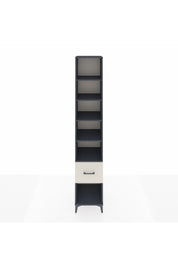 Hyperion Dolap 5 Raflı Tek Çekmeceli 44x44x243 Antrasit-Aytaşı