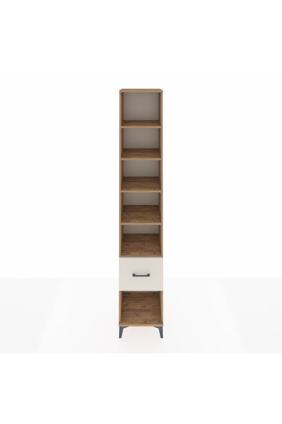 Hyperion Dolap 5 Raflı Tek Çekmeceli 44x44x243 Çam-Aytaşı