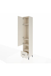Hyperion Dolap 4 Raflı Tek Çekmeceli Tek Askılı 44x44x243 Aytaşı-Aytaşı