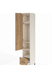 Hyperion Dolap 4 Raflı Tek Çekmeceli Tek Askılı 44x44x243 Aytaşı-Çam