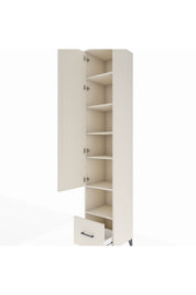 Hyperion Dolap 6 Raflı Tek Çekmeceli Tek Kapaklı 44x44x243 Aytaşı-Aytaşı