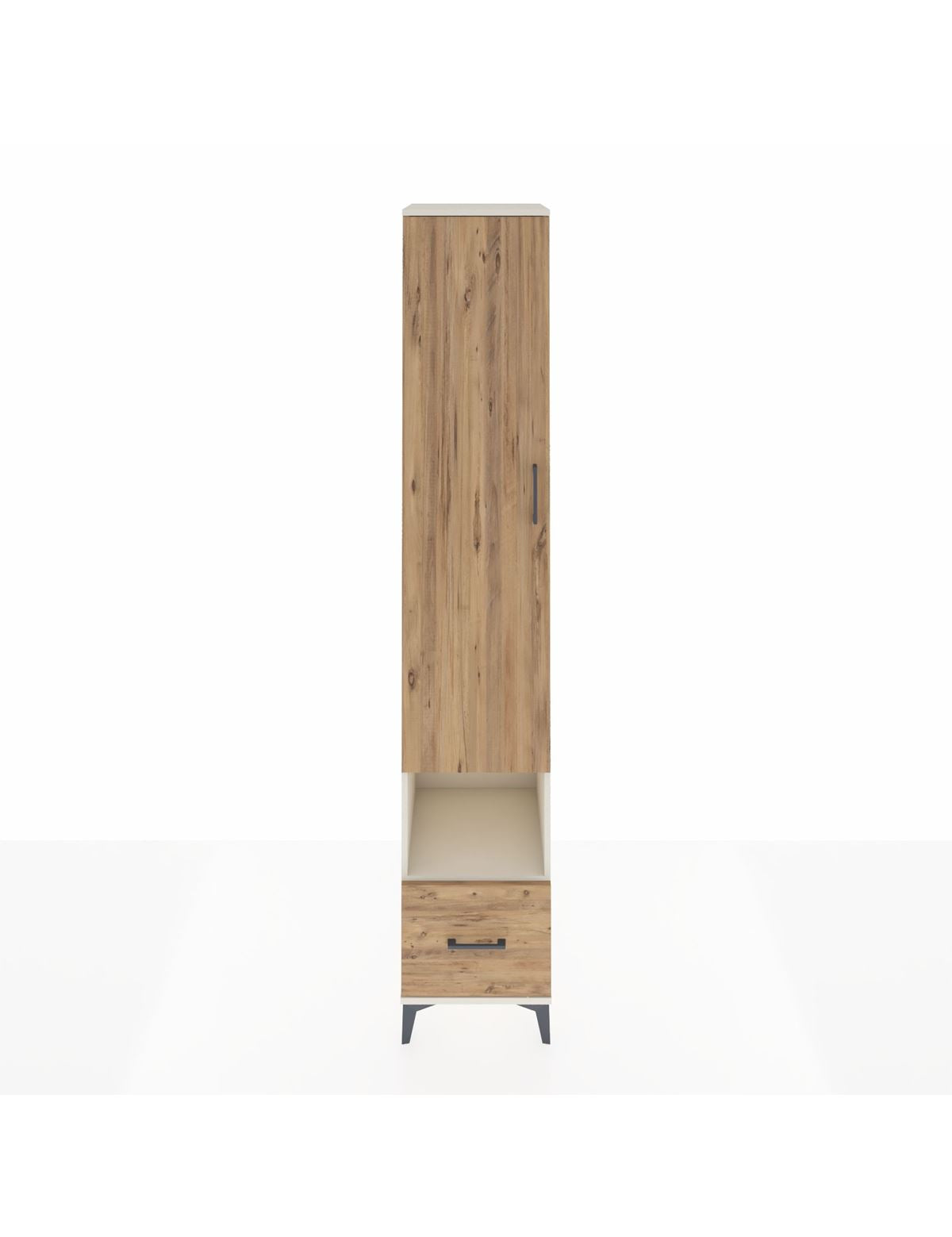 Hyperion Dolap 6 Raflı Tek Çekmeceli Tek Kapaklı 44x44x243 Aytaşı-Çam