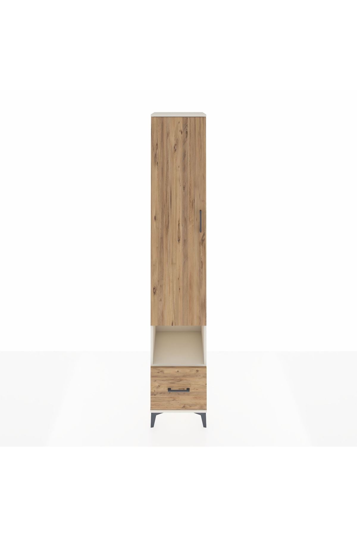 Hyperion Dolap 6 Raflı Tek Çekmeceli Tek Kapaklı 44x44x243 Aytaşı-Çam