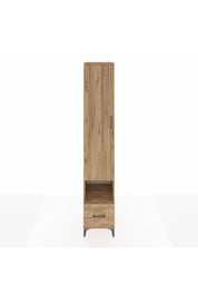 Hyperion Dolap 6 Raflı Tek Çekmeceli Tek Kapaklı 44x44x243 Çam-Çam