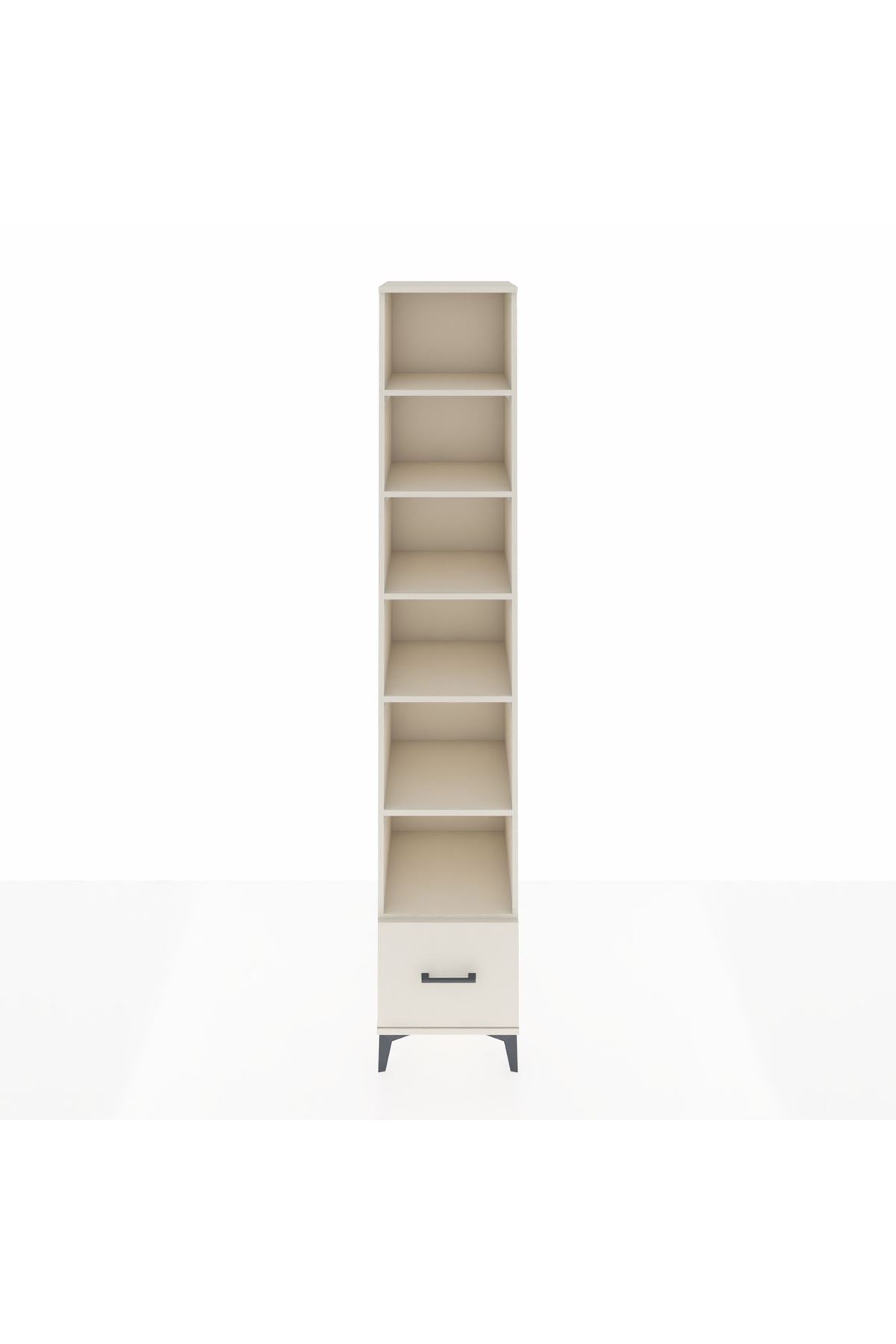 Hyperion Dolap 6 Raflı Tek Çekmeceli 44x44x243 Aytaşı-Aytaşı